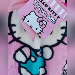 Hello Kitty Cupcake Plush Blanket